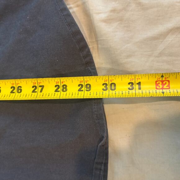 Die Hard Shirt Mens Large Black Twill Short Sleeve Detail Pockets Button Down - Picture 2 of 5